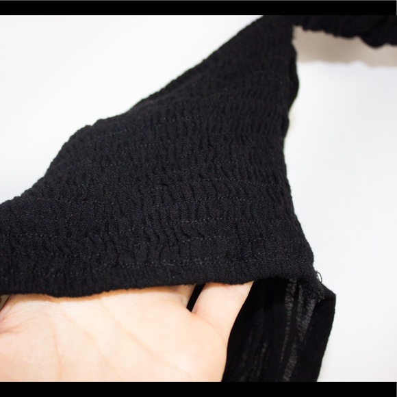 SHEIN | Swim Cover & Off Shoulder Crop Top | Black | M - Picture 9 of 11